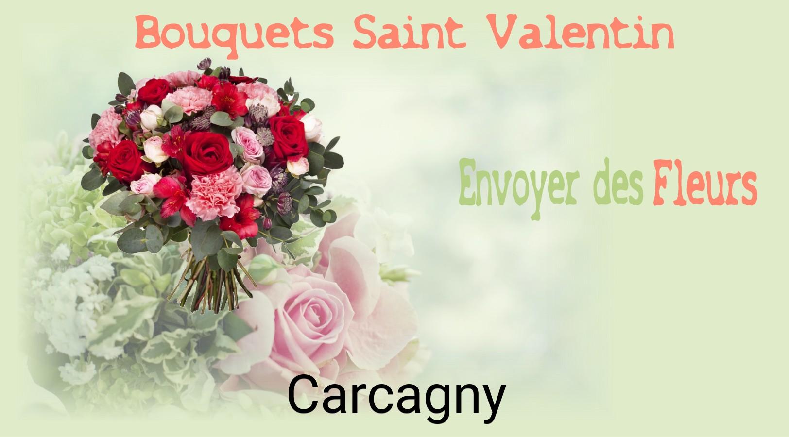 Roses de Saint-Valentin livrées à Carcagny